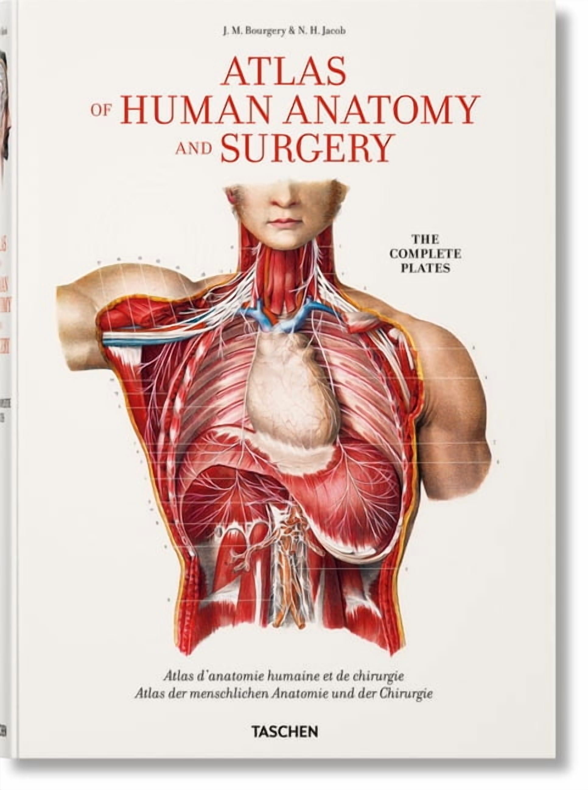 Bourgery. Atlas of Human Anatomy and Surgery, (Hardcover) - Walmart.com, image size:1932x2592