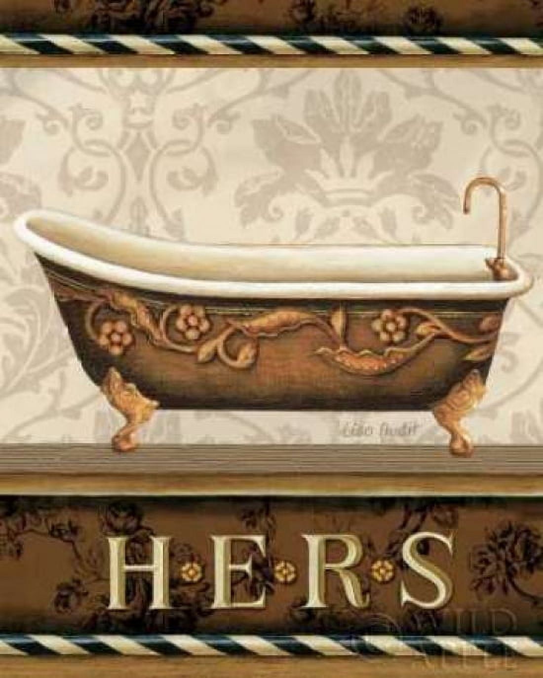 Bourgoisie Bath II Canvas Art - Lisa Audit (24 x 30)