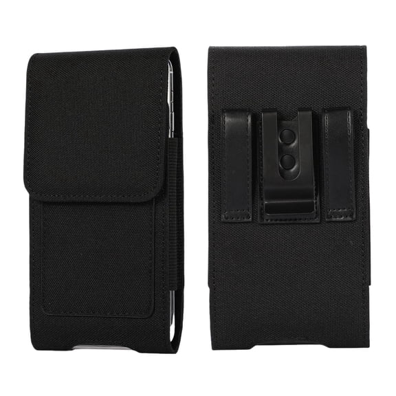 Bourisen Universal Phone Case Holster Card Slot Belt Clip Belt Loops Nylon for Man for iPhone 16 Pro Max,16 Plus,Samsung S20/S21/S22/S23/S24 Ultra Motorola (XL,6.9''x3.6''x0.8'' )