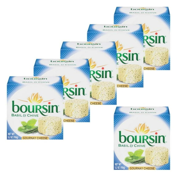 Boursin Basil And Chive, 5.2OZ, 6 Pack
