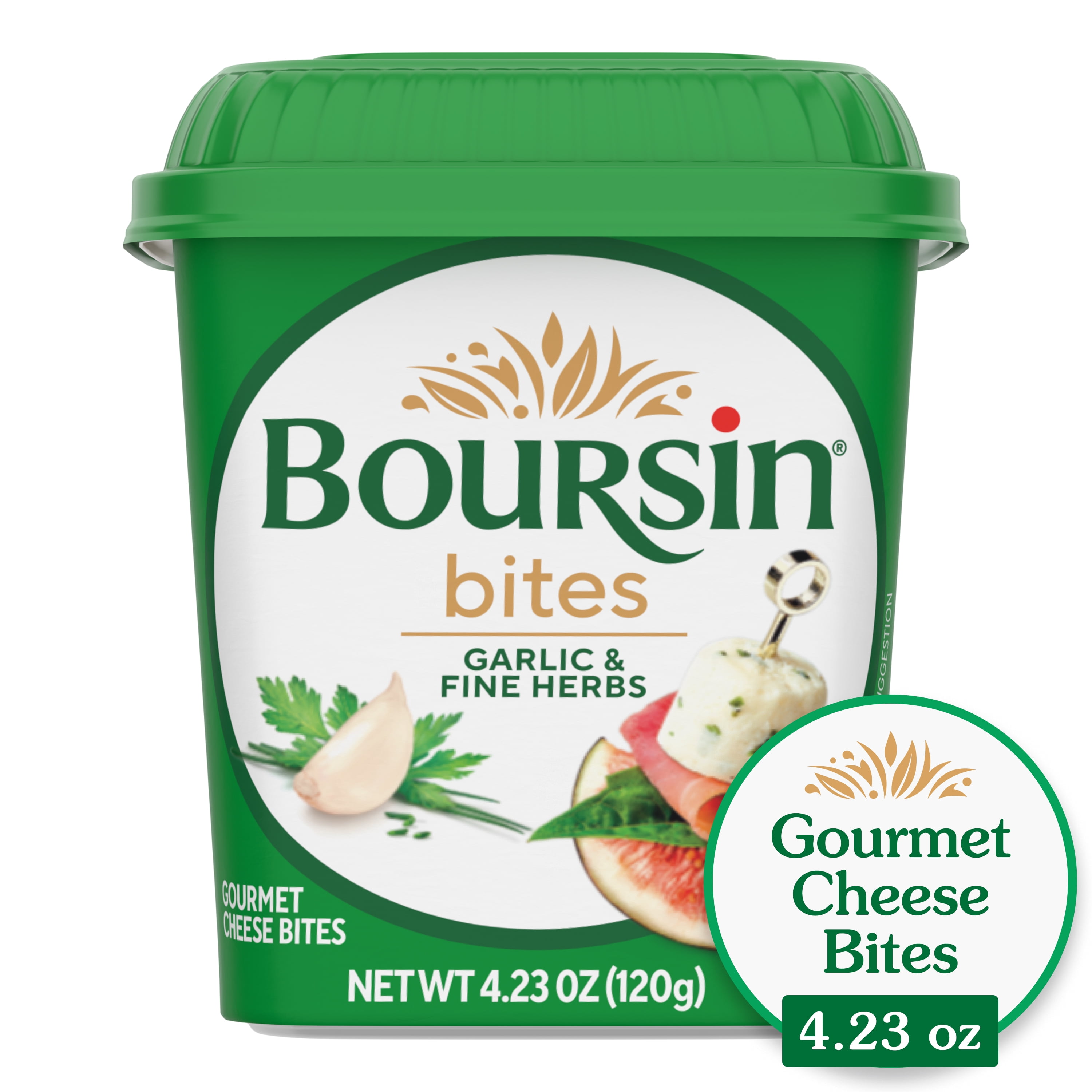 Boursin® Bites Garlic & Fine Herbs Gourmet Cheese Bites, 4.23 oz
