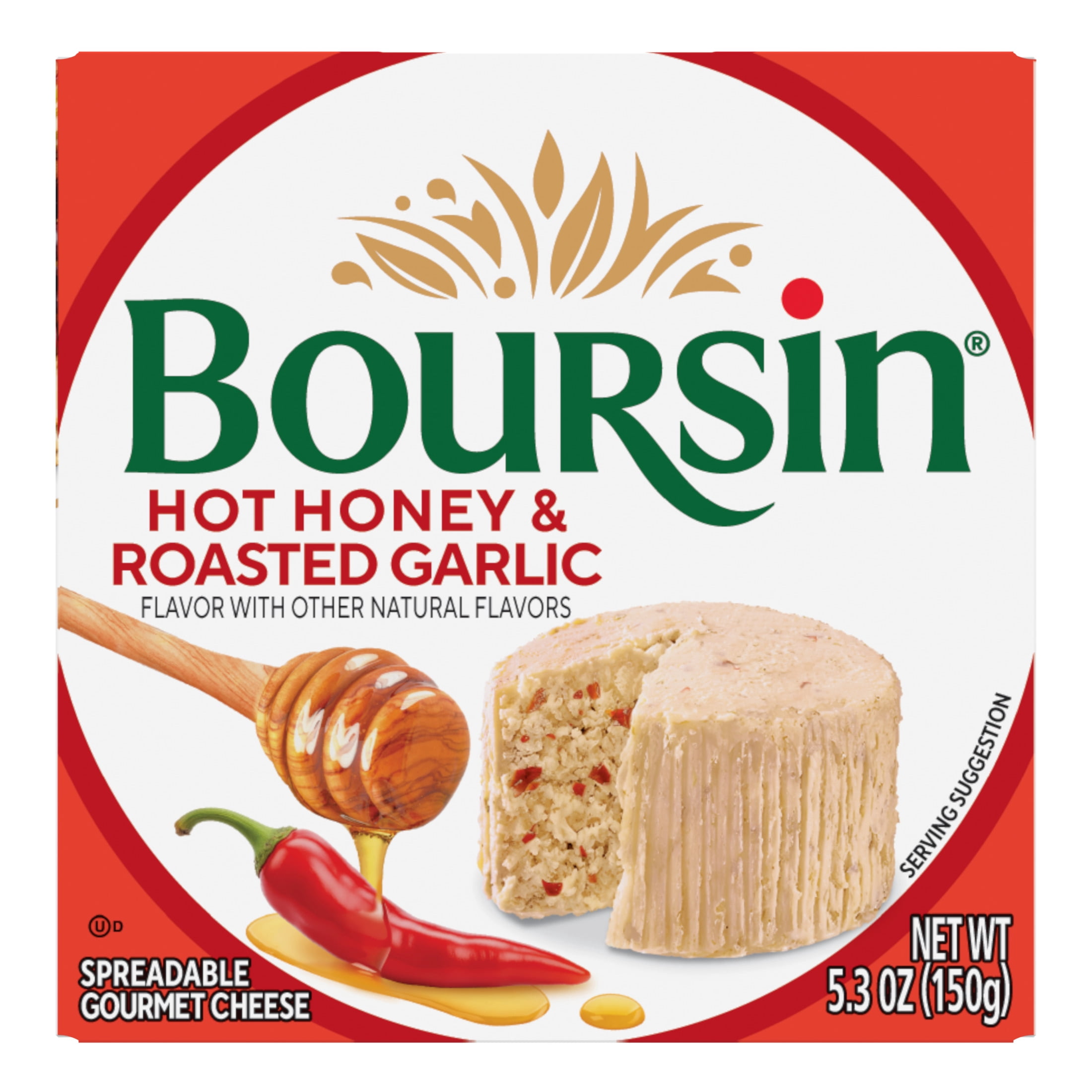 Boursin® Hot Honey & Roasted Garlic Gourmet Spreadable Cheese 5.3oz