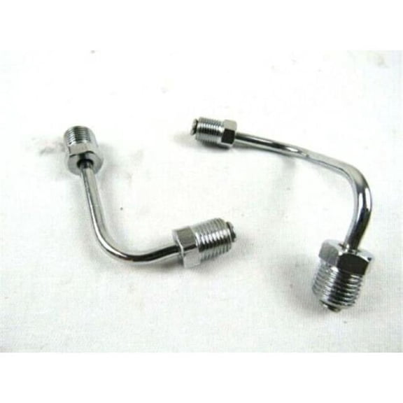 Bous Performance B10402C 0.375 in. Ports Left Side Mount Steel Line, Chrome