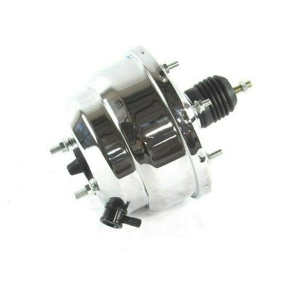 Bous Performance B10604C 8 in. Dual Diaphragm Power Brake Booster, Chrome