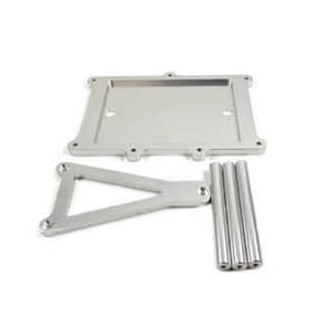 Bous Performance D31315P Billet Aluminum 3-Bolt Battery Mount for Optima Group 34-78 Series, Polished