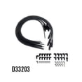 thumbnail image 1 of Bous Performance D33203BK 8 mm Ignition Straight Boot Spark Plug Wires, Black, 1 of 1