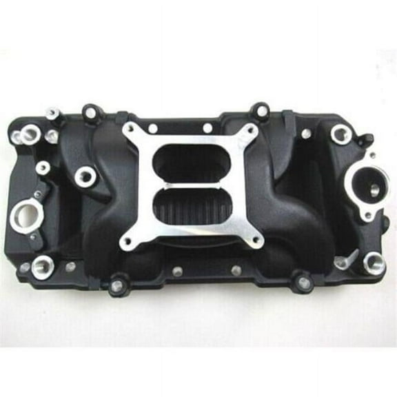 Bous Performance E42443BK BBC 454 Eliminator Oval Port Intake Manifold, Black - BPE-4018B