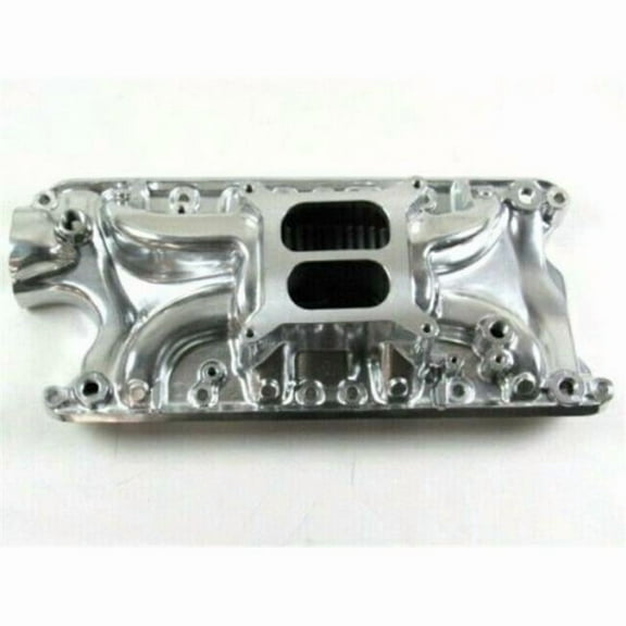 Bous Performance E42451P Small Block Ford 260 289 302W Windsor Dual Plane Intake Manifold, Polished