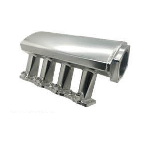 Bous Performance E42616BK 9 in. & 102 mm LS3-LS92 Straight Intake Manifold, Black Anodized