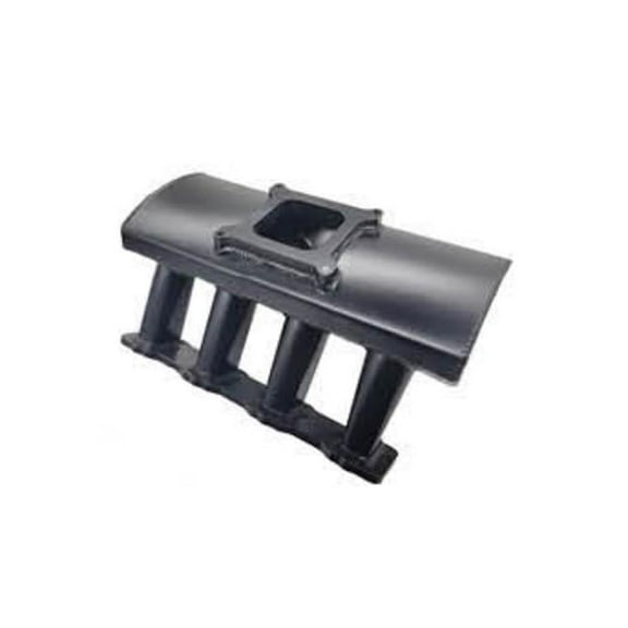 Bous Performance E42629BK LS7 EFI Fuel System One Carburetors Intake Manifold, Black Anodized