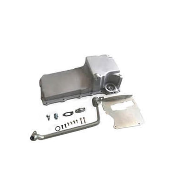 Bous Performance E44006P 5.5 qt. Aluminum LS Engine Swap Retrofit Oil Pan, Polished