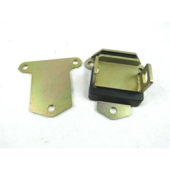 Bous Performance E49004 Energy Suspension Early Style Motor Mount for 1958-1982 Chevy GM Cars, Zinc Black