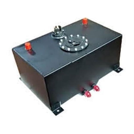 Bous Performance F51003BU 8 gal Aluminum Fuel Cells with Sender, Blue - 9 x 12 x 20 in.
