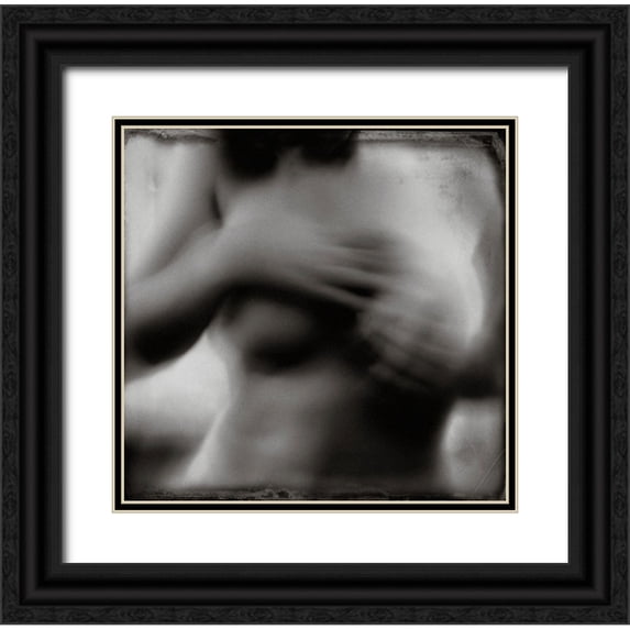 Bousca, Bogdan 15x15 Black Ornate Wood Framed with Double Matting Museum Art Print Titled - Untitled
