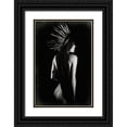 thumbnail image 1 of Bousca, Bogdan 17x24 Black Ornate Wood Framed with Double Matting Museum Art Print Titled - Agora - Homage To Hypatia, 1 of 4
