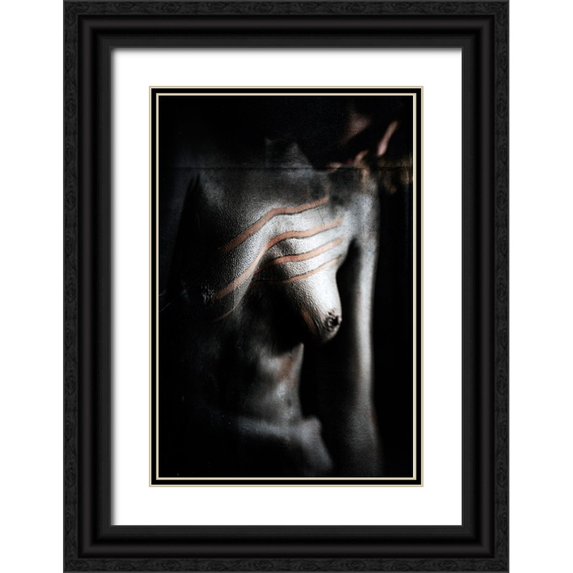 Bousca, Bogdan 17x24 Black Ornate Wood Framed with Double Matting Museum Art Print Titled - Untitled