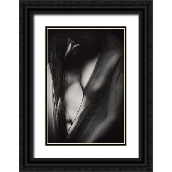Bousca, Bogdan 23x32 Black Ornate Wood Framed with Double Matting Museum Art Print Titled - Untitled