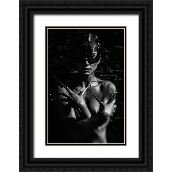 Bousca, Bogdan 23x32 Black Ornate Wood Framed with Double Matting Museum Art Print Titled - Untitled