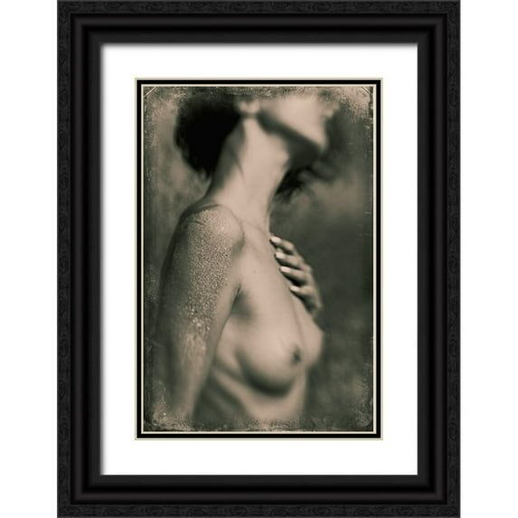 Bousca, Bogdan 23x32 Black Ornate Wood Framed with Double Matting Museum Art Print Titled - Untitled