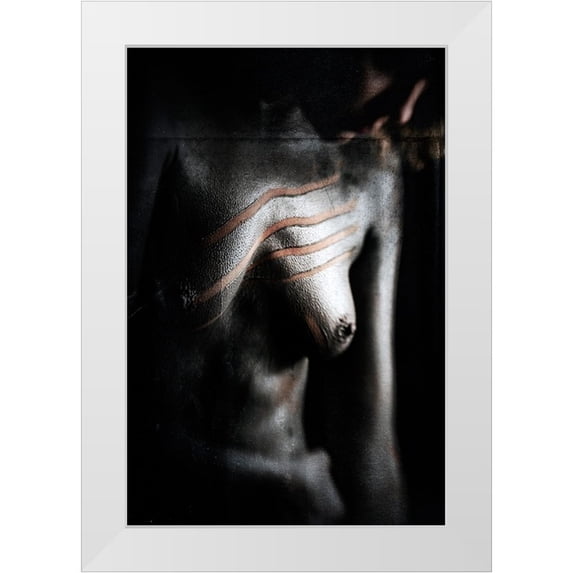 Bousca, Bogdan 23x32 White Modern Wood Framed Museum Art Print Titled - Untitled