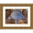 thumbnail image 1 of Bouscarle, David 14x11 Gold Ornate Wood Framed with Double Matting Museum Art Print Titled - Blue Dome, 1 of 4