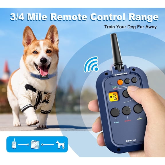 Bousnic Dog Shock Collar with Remote