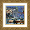 thumbnail image 1 of Bouteiller, Cedric 12x12 Gold Ornate Wood Framed with Double Matting Museum Art Print Titled - Garden Party, 1 of 4