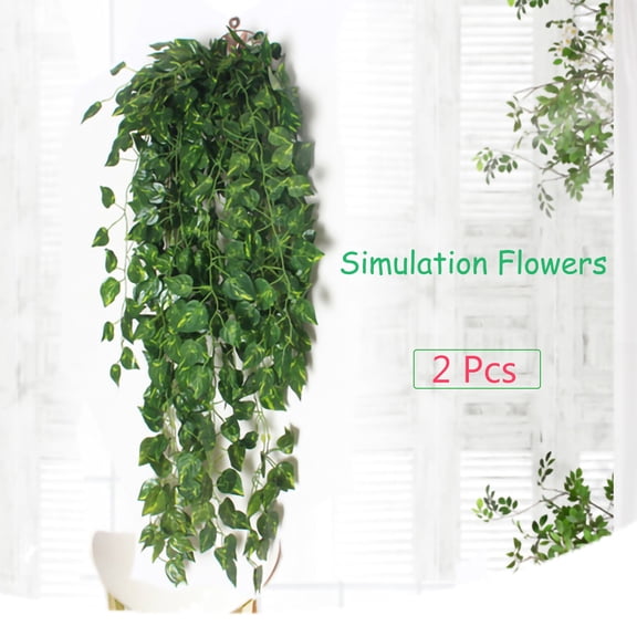 Boutique Artificial Plants Flowers Ivy Leaves Vine Hanging Simulation Flower Rattan for Home Garden Arch Ceremony Wedding Floral Wall Decor