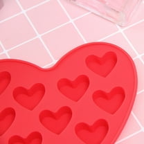 Boutique Big Clearance Dessert Mold Heart Shaped Silicone Molds Candy DIY Baking Trays 10 Cavity