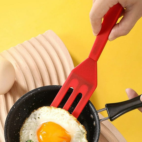 Boutique Big Clearance Kitchen Fork Silicone Cookie Spatula Mini Steak Cuisine Leaky Spatula Cake Transfer Kitchen Baking tool