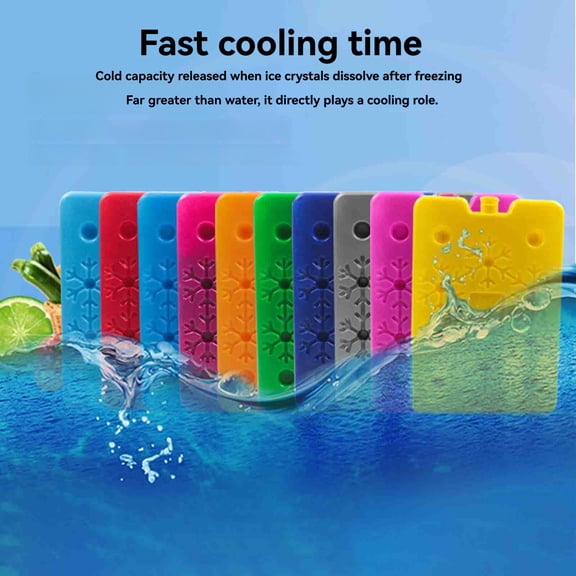 Boutique Big Clearance Kitchen Ice Grid Conditioning Fan Ice Box 200ml Ice Brick Ice Board Ice Pack Reusable Ice Box