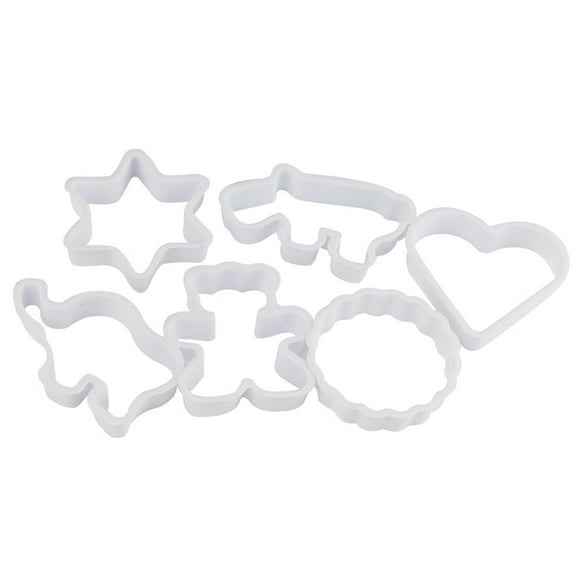 Boutique Biscuit Moulds Clearance Sales 6pcs Diy Decorative Creative Plastic Baking Cake Mould