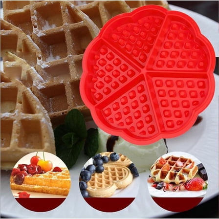 Boutique Clearance Dessert Molds Cake Cake Chocolate Baked Mould Waffles Baking Pan Silicone Tray Cake Mould
