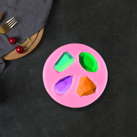 Boutique Big Clearance Dessert Molds Gem Silicone Mould Fondant Cake Cookie Decorating Mould Cake tools