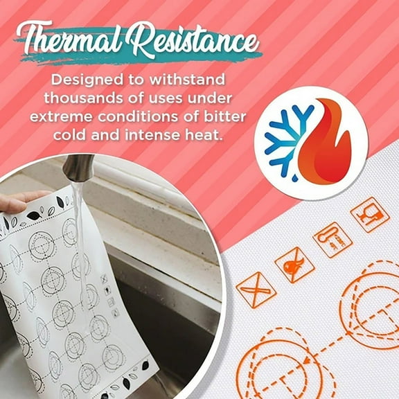 Boutique Clearance Sales Kitchen Mat Non-Stick Silicone Baking Mat Heat Resistant Liner Oven Sheet Macaron Cookie