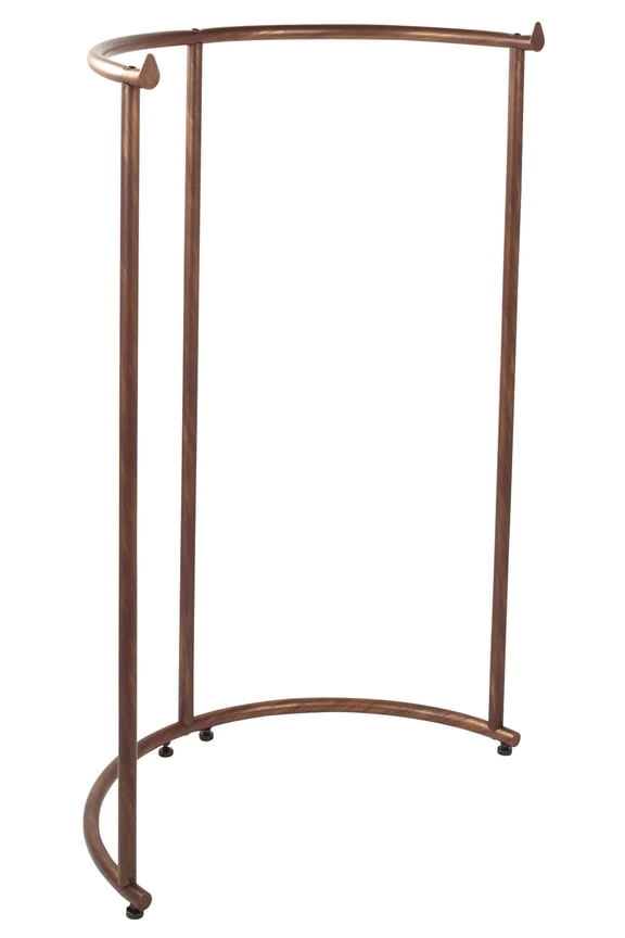Boutique Cobblestone Half Round Clothing Rack - Elegant Round Clothes Rack for Retail Display - Durable Round Clothing Racks for Retail Shops