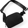 thumbnail image 1 of Boutique Everyday Belt Bag & Fanny Pack, Unisex Crossbody Bag, Waist Pack (Black), 1 of 9