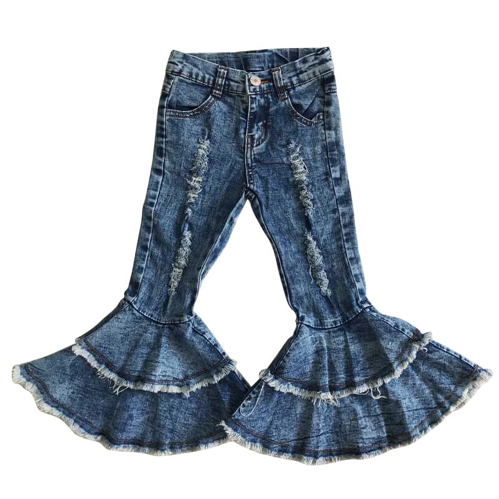 Boutique Flare Jeans New Design Wid Leg Flared Denim Pants Jeans