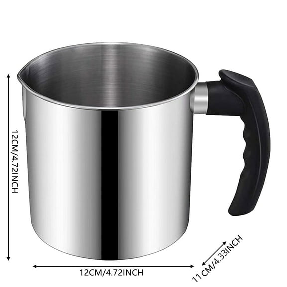 Boutique Glass&Bottle Big Clearance Stainless Large Capacity Wax Melting Pot – DYE Melting Bowl for Candle Making Double Boiler High Heat Wax Melter