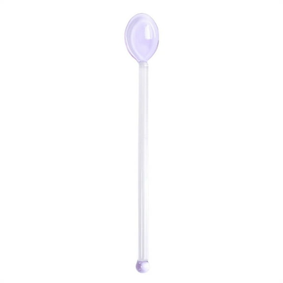 Boutique Glass Spoon Sales Today Clearance TablewareGlass Mixing Spoon Heat Glass Spoons Glass Stirring Spoon Rod Glass Teaspoons Stirring Spoons for Sugar Tea Coffee Cold Ice Spoon Drink Fruit S