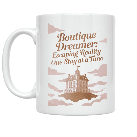 Boutique Hotel Dreamer Design - Travel Enthusiast - 11 oz Ceramic Coffee Mug