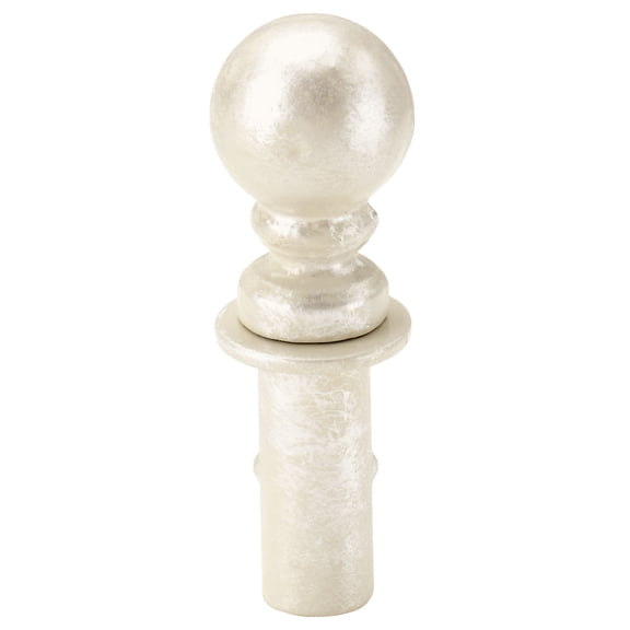 Boutique Ivory Ball Round Fitting Finial