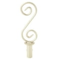 thumbnail image 1 of Boutique Ivory S-Shape Round Fitting Finial, 1 of 1