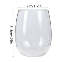 Boutique Kitchen Clearance Grade Plastic Red Wine Glass Egg Shaped 480ML Large Capacity PET Wine Glass Drop Not Broken