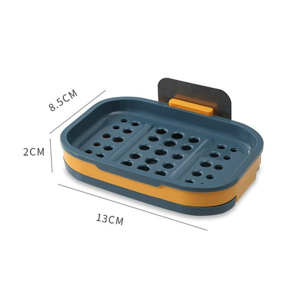 Boutique Kitchen Clearance Sales Shower Soap Holder Self Adhesive Bar Soap Holder For Shower Wall Bathroom Kitchen Wall Mounted Soap Dish Black Soap Tray For Bar Soap