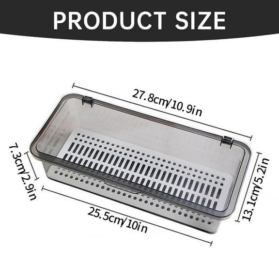 Boutique Kitchen Sales Today Clearance Flatware Plastic Trays With Lid Cutlery Organizer Silverware Countertop Storage Containers Boxes