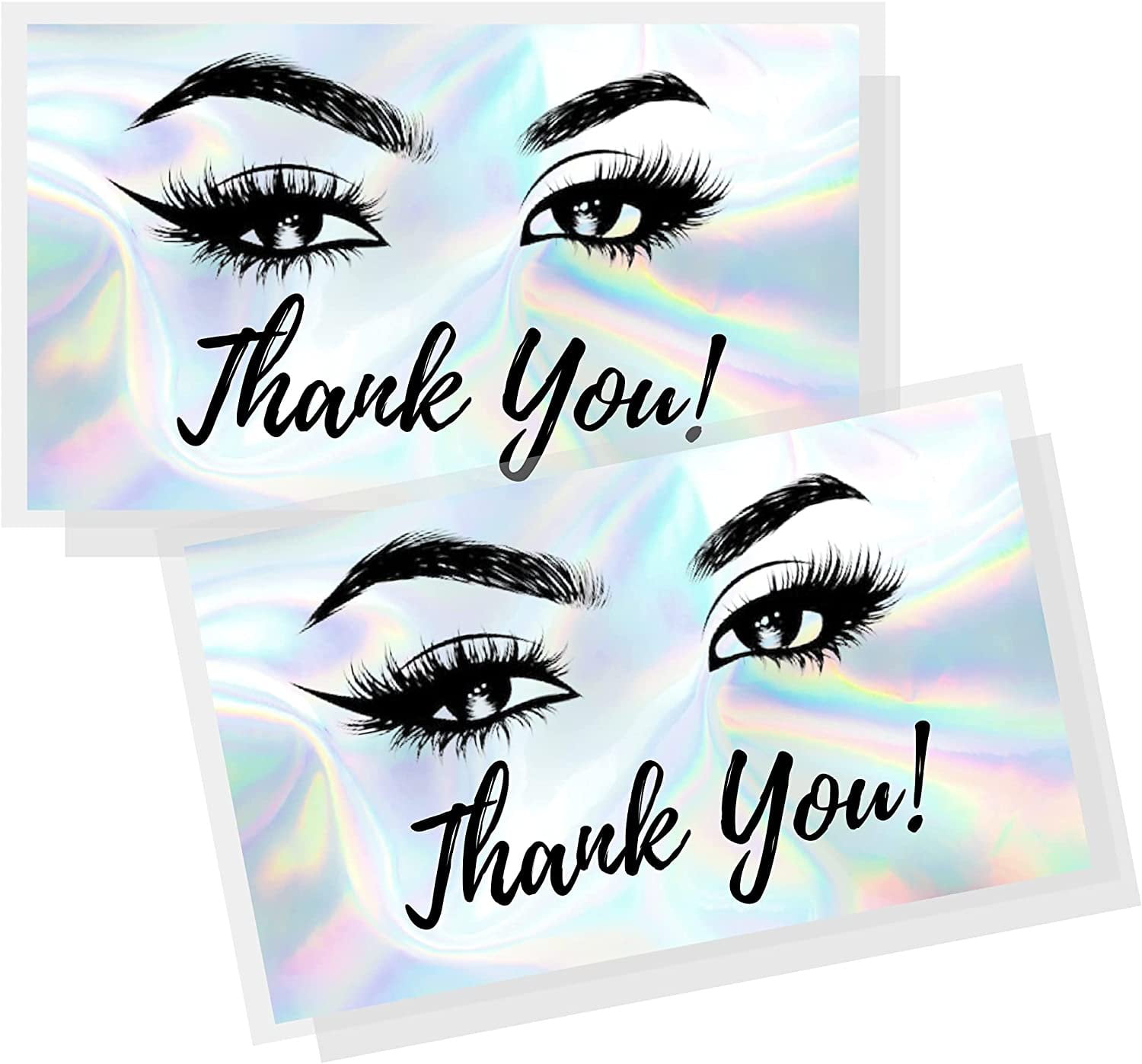 holographic thank you cards 40 Holographic Thank You Cards