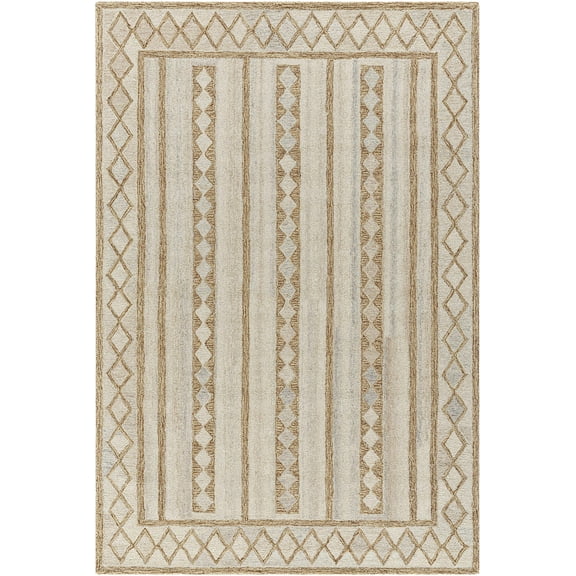 BoutiqueRugs Adarsh Bohemian, Transitional Area Rug - Ash, Prairie Dust, Tan - 2' x 3'