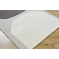 thumbnail image 1 of BoutiqueRugs Adhara Contemporary Area Rug - Sterling Gray, Medium Gray, Dark Purple - 18" x 18" Sample, 1 of 6