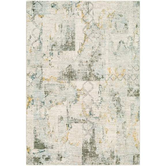 Boutique Rugs Adlai Contemporary Area Rug - Taupe, Off White, Dusty Sage - 2'7" x 3'11"